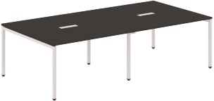 Конференц - стол XSCT 2714 Дуб Юкон Модерн/Алюминий 2764х1406х750 XTEN-S