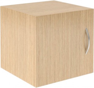 Антресоль узкая с глухой дверью SA-400.1(L) Лгно светлый 386х375х370