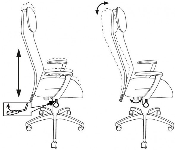 Кресло руководителя Бюрократ KB-8