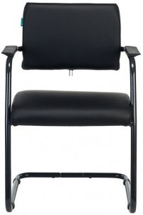 Кресло Бюрократ CH-271N-V черный Leather Black эко.кожа полозья металл черный
