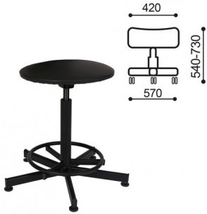 Табурет кассира на винтовой опоре РС37