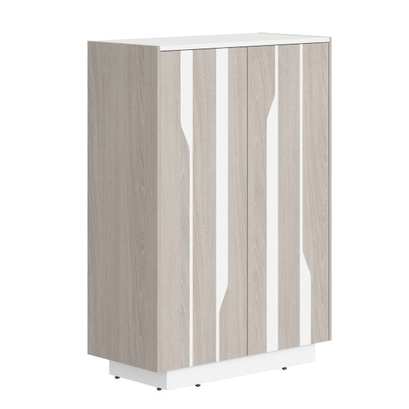 Шкаф СФ-574202 Дуб светлый/Белый премиум 900х430х1305 LINE