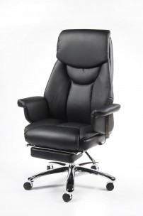 Кресло руководителя ПАРЛАМЕНТ ЧЁРНАЯ КОЖА 