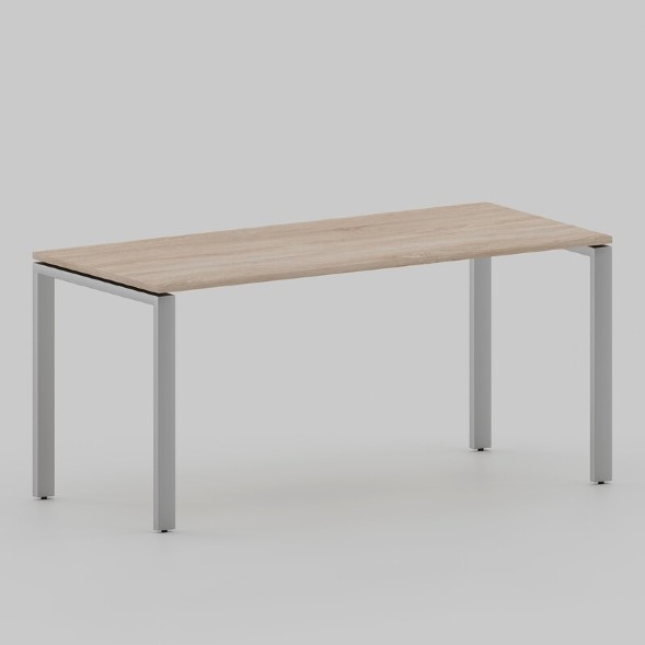 Стол Лофт 1800х600 на П-образных опорах, серый