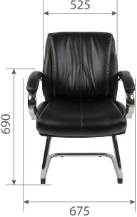 Кресло для посетителей CHAIRMAN CH 423V