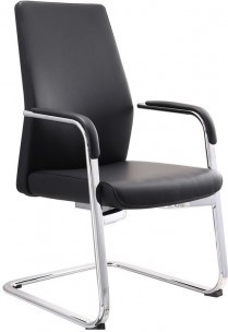 Кресло Бюрократ _JONS-LOW-V/кожа