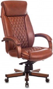 Кресло руководителя Бюрократ T-9924WALNUT