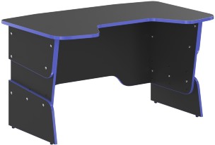Стол компьютерный игровой STG 1385 Антрацит/Дельфт (Синий) 1360х850х681/745/809 SKILLL