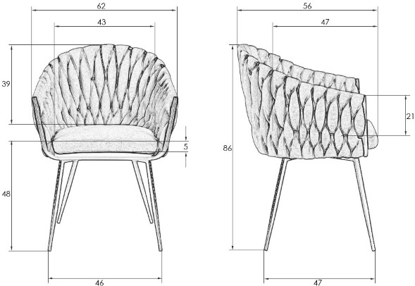 Стул обеденный MATILDA