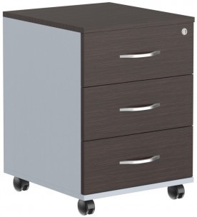 Тумба подкатная ТМ-3.А Венге Магия/Металлик 412х450х551 IMAGO