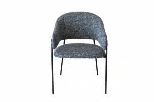 Стул Felix черно-белый твид