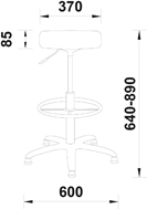 Стул промышленный