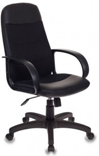 Кресло руководителя Бюрократ CH-808AXSN/черный искусст.кожа, сетка