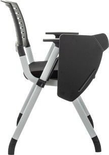 Стул Бюрократ X-Click-PP черный со столиком на ножках металл серый