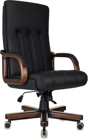 Кресло руководителя Бюрократ T-9932 Walnut 