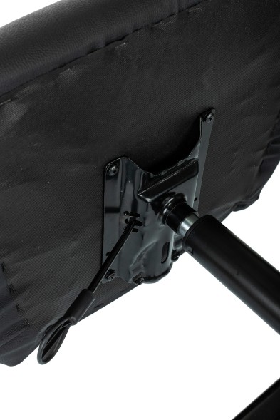 Кресло Бюрократ CH-380M черный эко.кожа крестов. металл