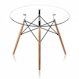 Стол DSW glass, d-90 см