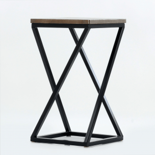 Кресло барное Barneo N-304 шпон массив