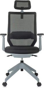 Кресло руководителя Бюрократ MC-G611NL-H черный Elastic-102 с подголов. крестов.4-луч. пластик пластик серый