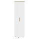 Шкаф колонка с глухой дверью и топом FHC 40.1 Белый премиум/Белый премиум 404х429х1983 FORTA